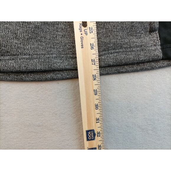 Spyder Mens Outbound 1/4 Zip Sweater Jacket Size L Gray Black Logo - Picture 9 of 10